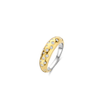 TI SENTO 12363ZY GOLD RING W/ CZ