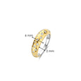 TI SENTO 12363ZY GOLD RING W/ CZ