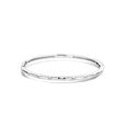 TI SENTO 28155B SILVER HALF ROPE BANGLE