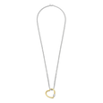 TI SENTO 34022SY GOLD/SILVER HEART NECKLACE