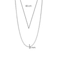 TI SENTO 34086SI SILVER SMALL LINK NECKLACE