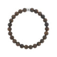 SB SBB-011 MATT BRONZITE STONES BRACELET