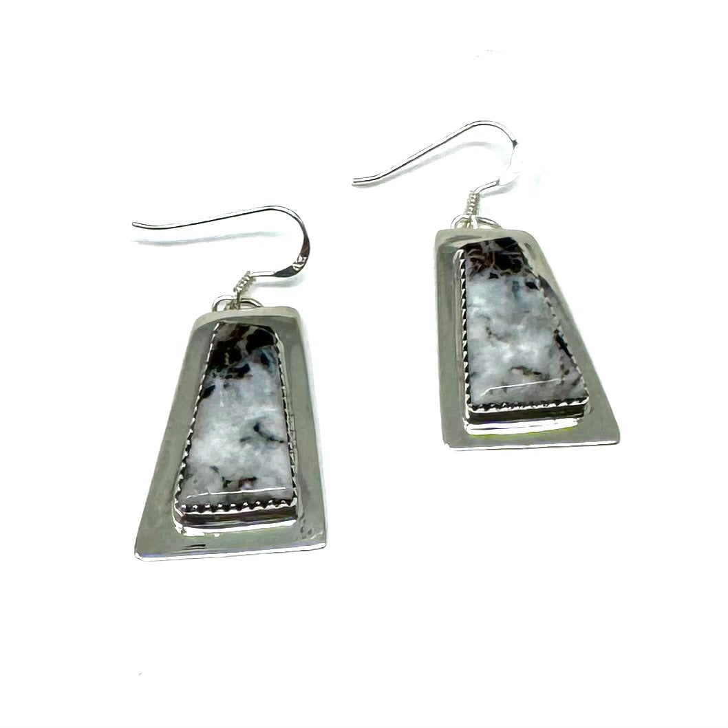 FT WHITE BUFFALO RECTANGULAR DANGLES