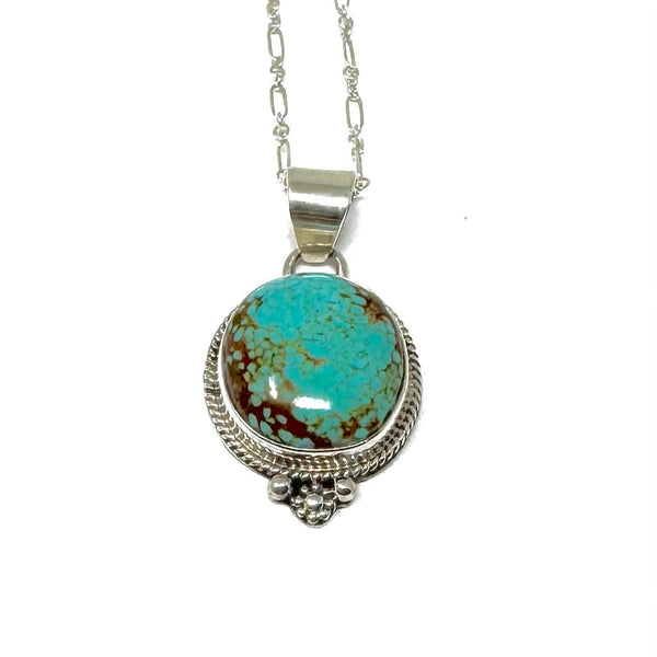 SN ROUND NAVAJO TURQUOISE NECKLACE