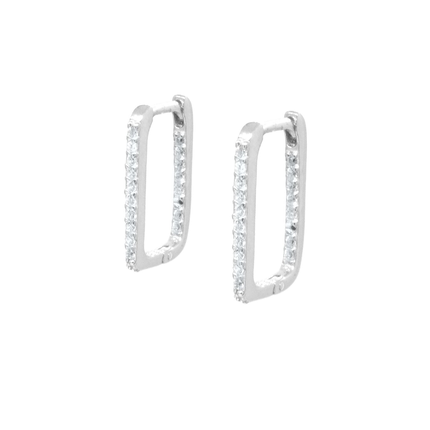PL E889 OPEN CZ RECTANGLE HUGGIES