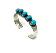 CB 55 CHIMNEY BUTTE TURQUOISE DOTTED CUFF