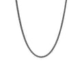 SB N-MIN02 STAINSTL BLACK MINIMAL NECKLACE