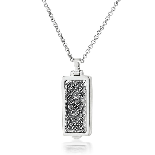 AT 6404A/R RECTANGLE FILIGREE LOCKET