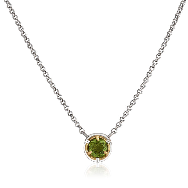 AT 8022AT-PD MINI PERIDOT NECKLACE