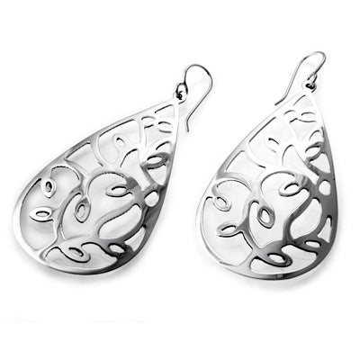 MM M1-438 9 LG FILIGREE CUTOUT TEARDROP EAR