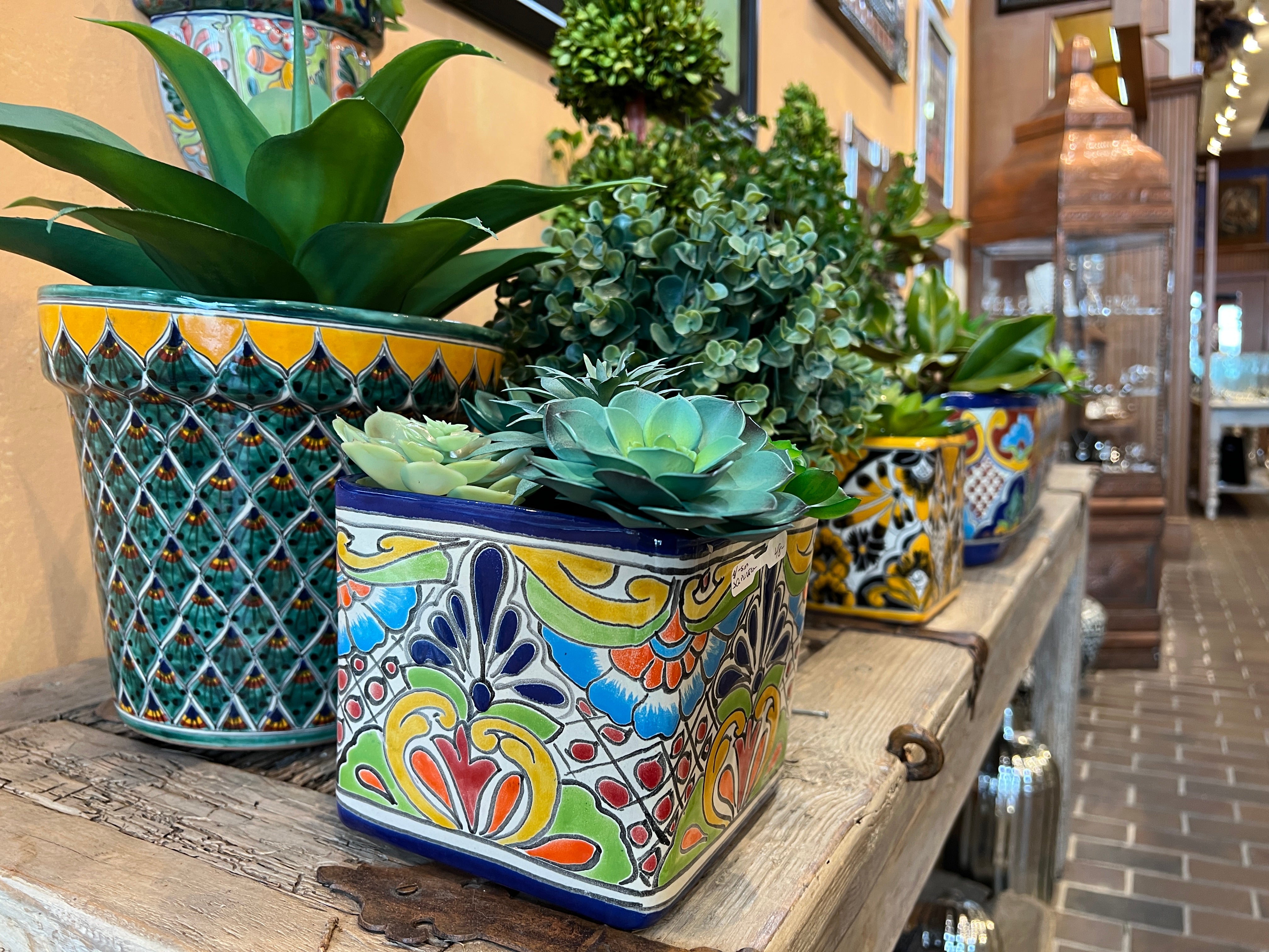 HAND PAINTED POTTERY