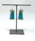 FT TURQUOISE RECT DANGLES