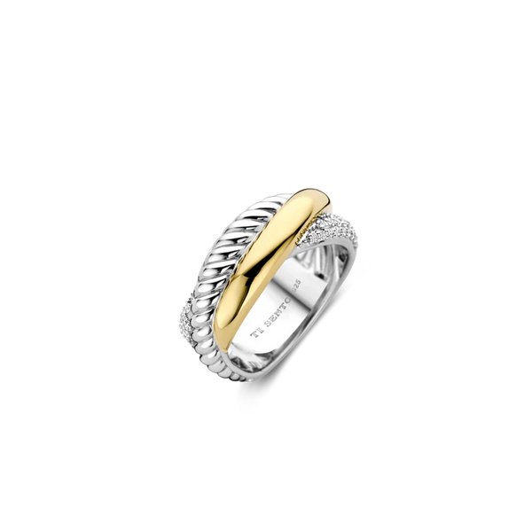 TI SENTO 1973ZY TWO TONE ROPED RING