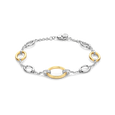 TI 23073ZY 2TONE OVAL LINK BRACELET