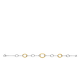 TI 23073ZY 2TONE OVAL LINK BRACELET