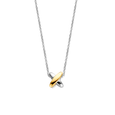 TI 34003SY 2TONE X NECKLACE
