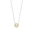 TI SENTO 34031YP GOLD PEARL SILVER CHAIN NECKLACE