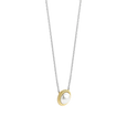 TI SENTO 34031YP GOLD PEARL SILVER CHAIN NECKLACE