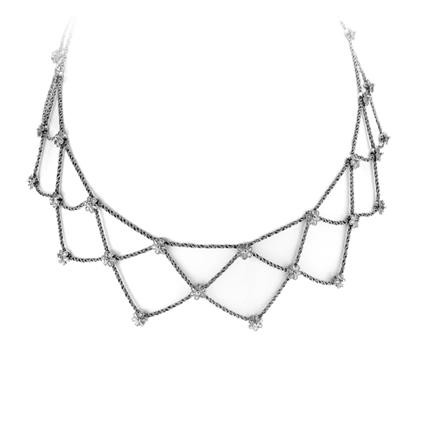 AT 348A/R WOVEN OPEN NECKLACE