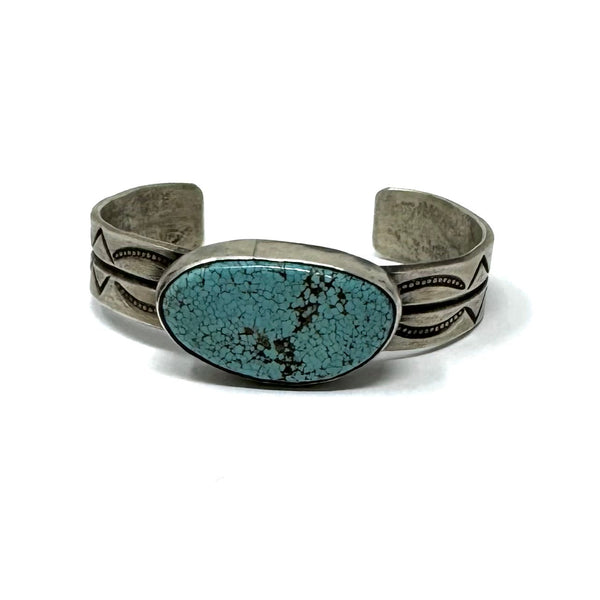 CB CHIMNEY BUTTE MINE #8 TURQUOISE TRIANGLE CUFF