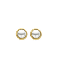 TI SENTO 7923YP GOLD PEARL ROPE STUDS