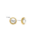 TI SENTO 7923YP GOLD PEARL ROPE STUDS