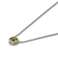 AT 808AT-PD PERIDOT & GOLD NECKLACE