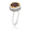 AT 808RT-G GARNET GOLD RIM RING