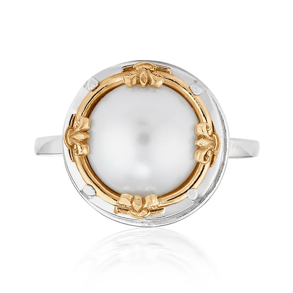 AT 810RT7-P MED PEARL RING