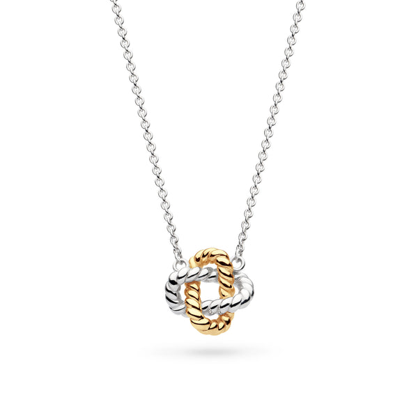 KH 91072GRP MARINA ROPE KNOT GOLDEN NECKLACE