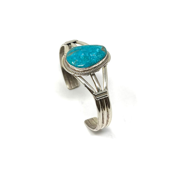 SN TURQUOISE TEARDROP ROPE CUFF