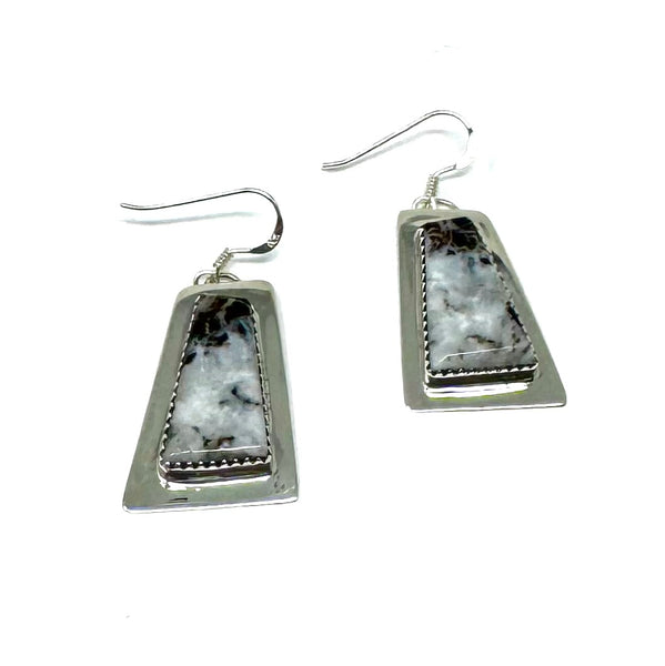 FT WHITE BUFFALO RECTANGULAR DANGLES