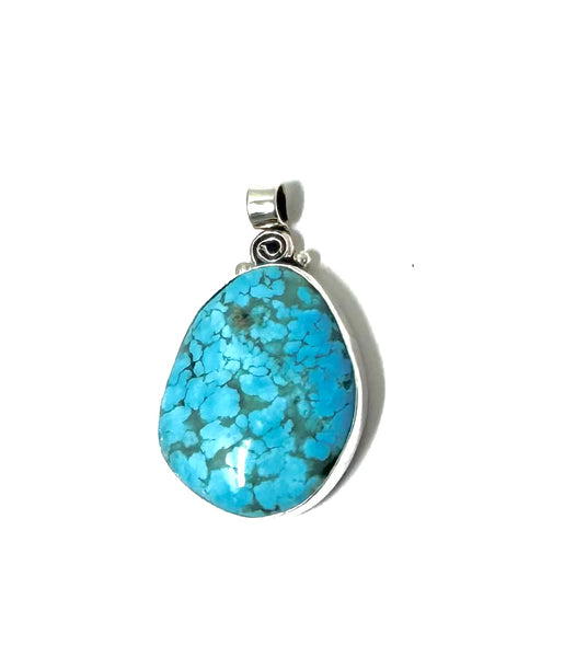 CB 17 TURQUOISE SLAB SMOOTH PENDANT