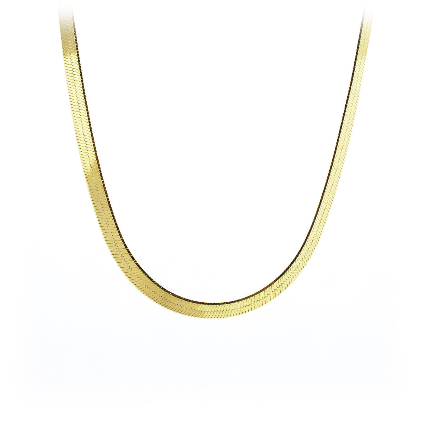 PL CH561 18" GOLD HERRINGBONE CHAIN