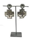 CB PLATERO NAVAJO CROSS EARRINGS