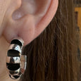 MM M1-2663 OXIDIZED CUT OUT HOOPS