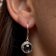 AT 808C-H HEMATITE DROP EARRINGS