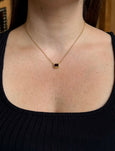 AT 836AG-G GARNET VERMEIL NECKLACE