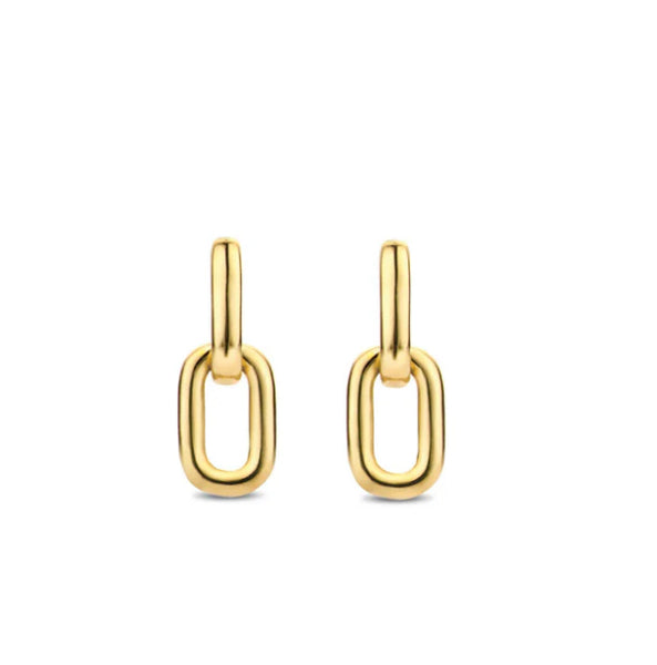 TI SENTO 7831SY DOUBLE OVAL GOLD HUGGIES