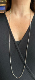 ZN A296/36 LONG STATION NECKLACE