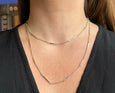 ZN A296/36 LONG STATION NECKLACE