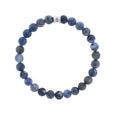 SB SSB-007M STAINLESS STEEL BLUE SODALITE STONE BRACELET