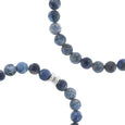 SB SSB-007M STAINLESS STEEL BLUE SODALITE STONE BRACELET