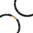 SB SBTT-001M STAINLESS STEEL ONYX & MATTE GOLD BRACELET