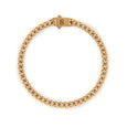 SB SSTBSS-001M SVELTE STEPHEN STAINLESS STEEL GOLD BRACELET