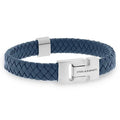 SB LBH-006 HARRISON JEANS BLUE LEATHER BRACELET