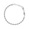 SB B-HEL01 HELIX MATT SILVER BRACELET