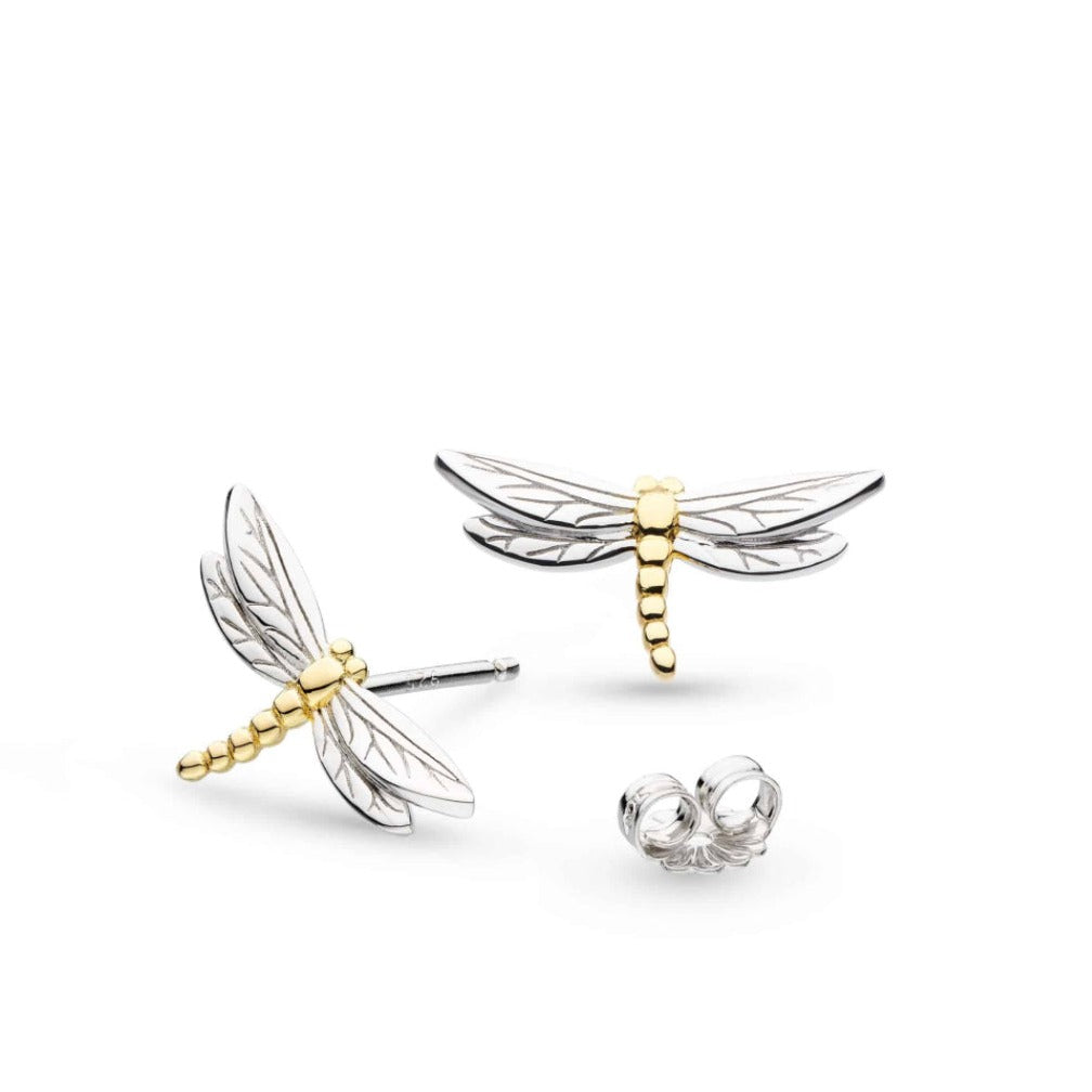 KH 40355GRP TWO TONE DRAGONFLY STUDS