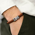 SB LBA 003M ARCHIE STAINSTL PEANUT BRACELET
