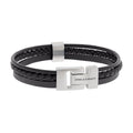 SB LBCC-001 CASUAL COLE BLACK LEATHER BRACELET